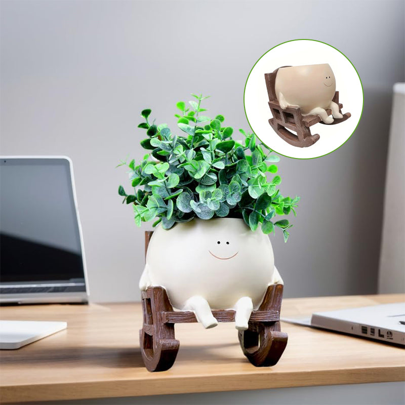 Smily Face Planter Pot