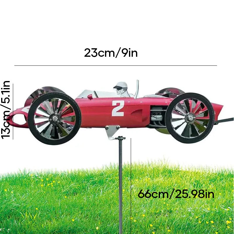 Garden Racer Windmill（23*13cm/9in*5.1in）