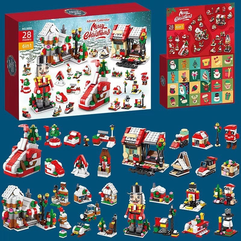 💥Christmas Sale 49% OFF 🎄Christmas Advent Calendar Surprise Building Block Set