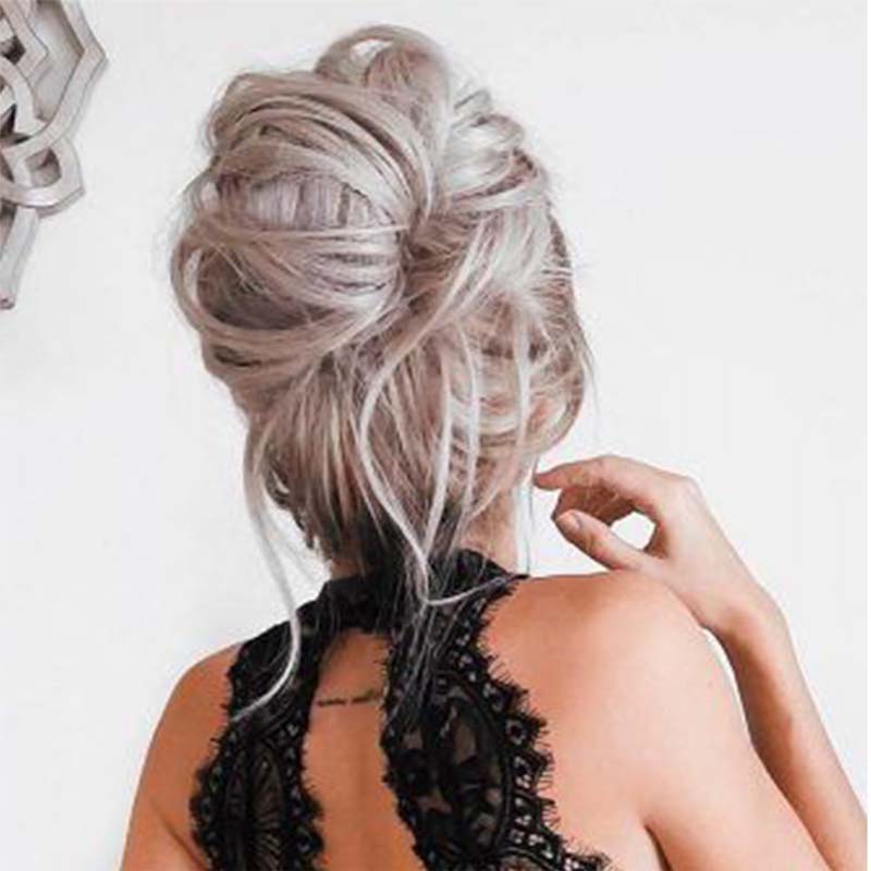 Curly Bun Hair Piece