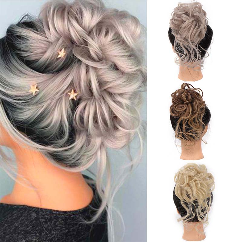 Curly Bun Hair Piece