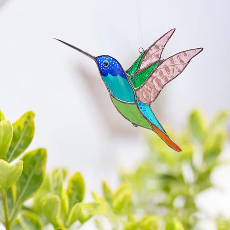 Hummingbird Suncatcher Window