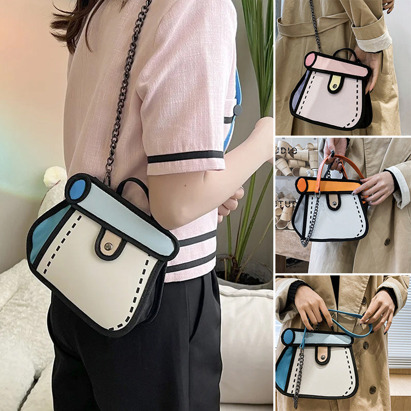 2D Cartoon Handbag