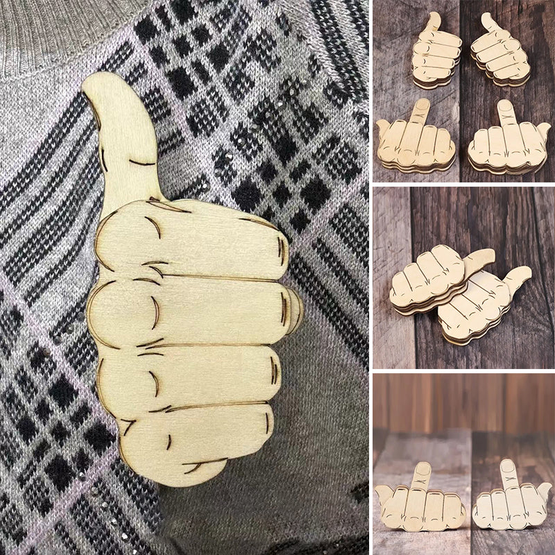 Middle Finger Brooch Material Pack(one hand)