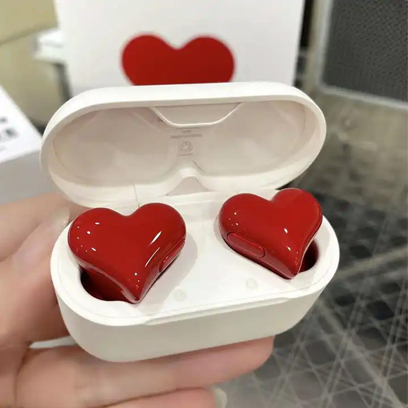 Bluetooth Wireless Headphones Heart-Shaped Earphones