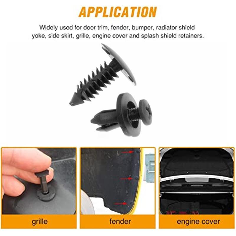 Universal Car Plastic Fender Fastener Clips