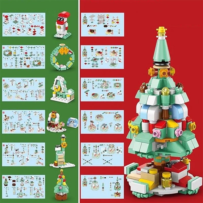 💥Christmas Sale 49% OFF 🎄Christmas Advent Calendar Surprise Building Block Set