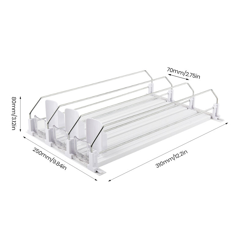 Supermarket Shelf Drinks E-Shaped Propeller，3 rows