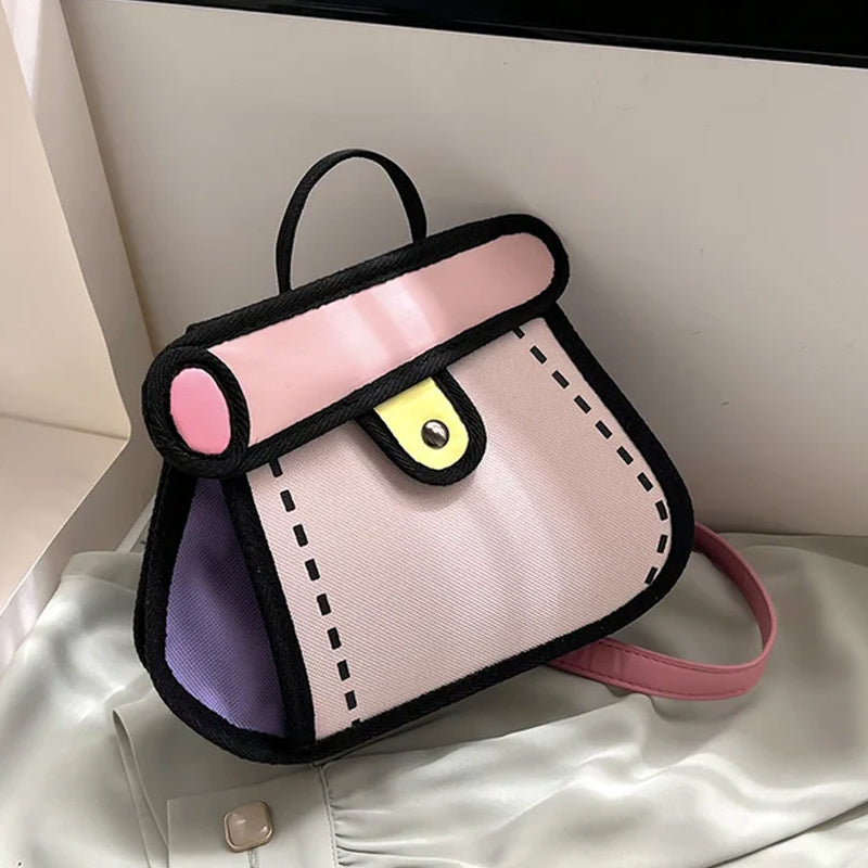 2D Cartoon Handbag