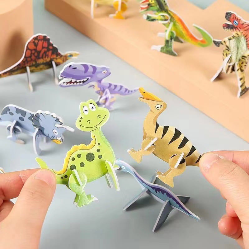 🦖Children's Educational 3D Puzzle Toy(Set of 10pcs)