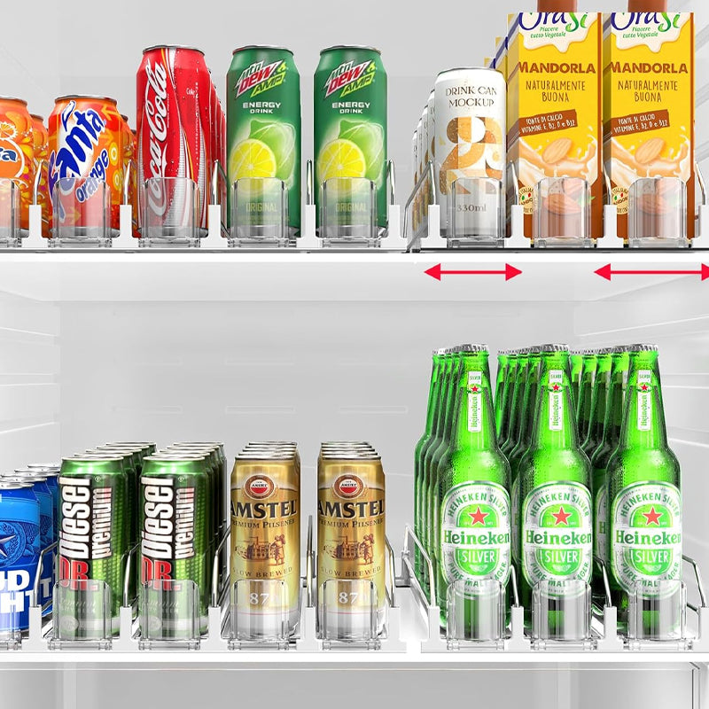 Supermarket Shelf Drinks E-Shaped Propeller，3 rows