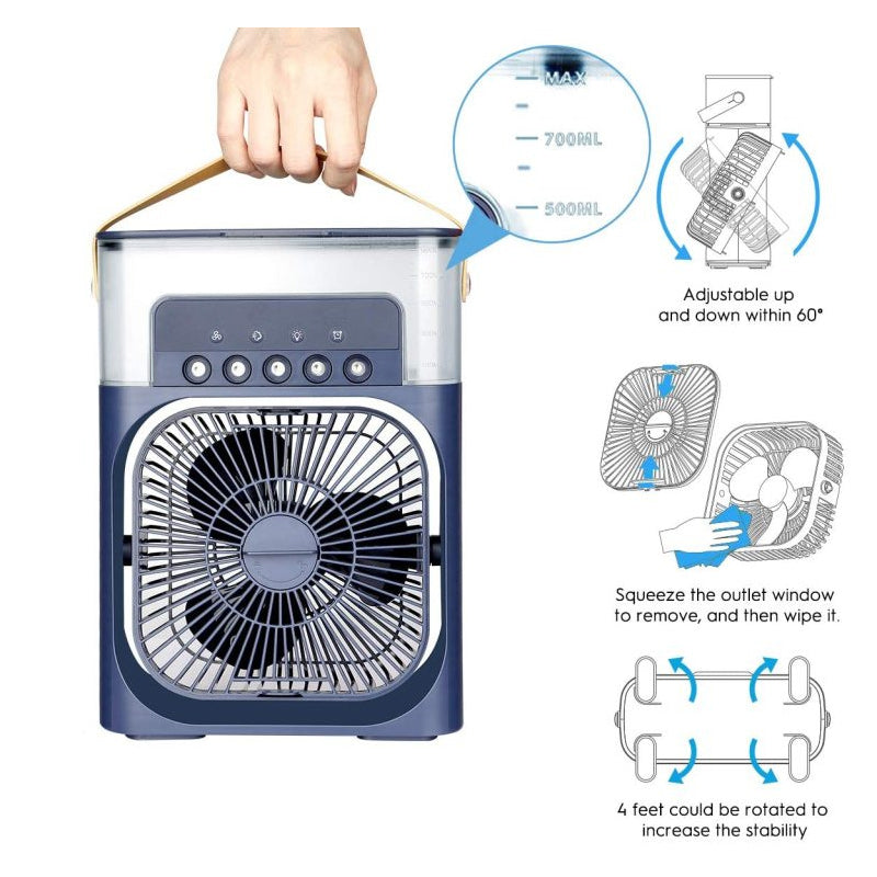 Spray Cooling Fan with Water Can