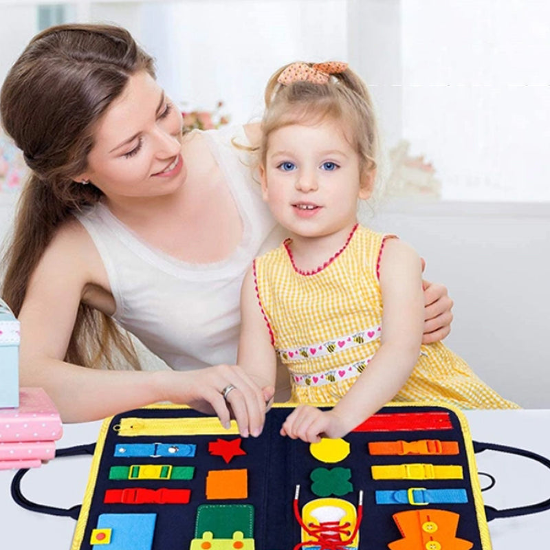 Montessori Toys Toddler Busy Board Quiet Book