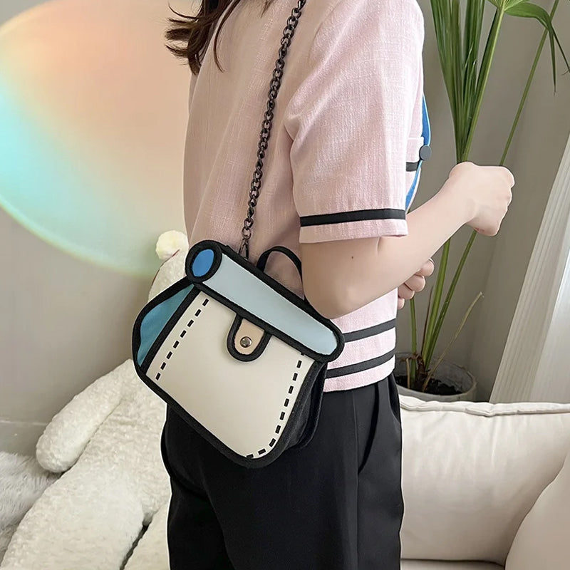 2D Cartoon Handbag