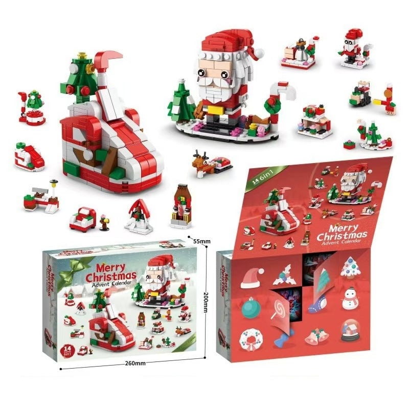 💥Christmas Sale 49% OFF 🎄Christmas Advent Calendar Surprise Building Block Set