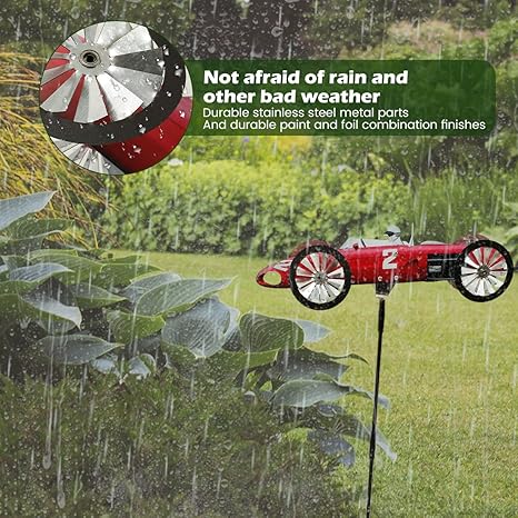 Garden Racer Windmill（23*13cm/9in*5.1in）