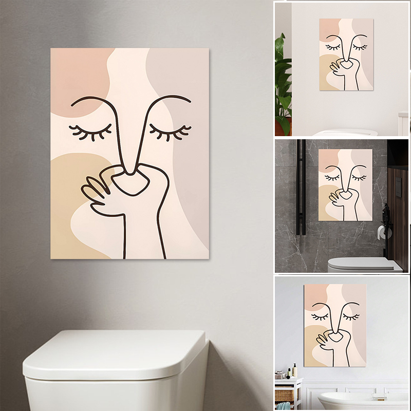 Pinching Nose Wall Sticker