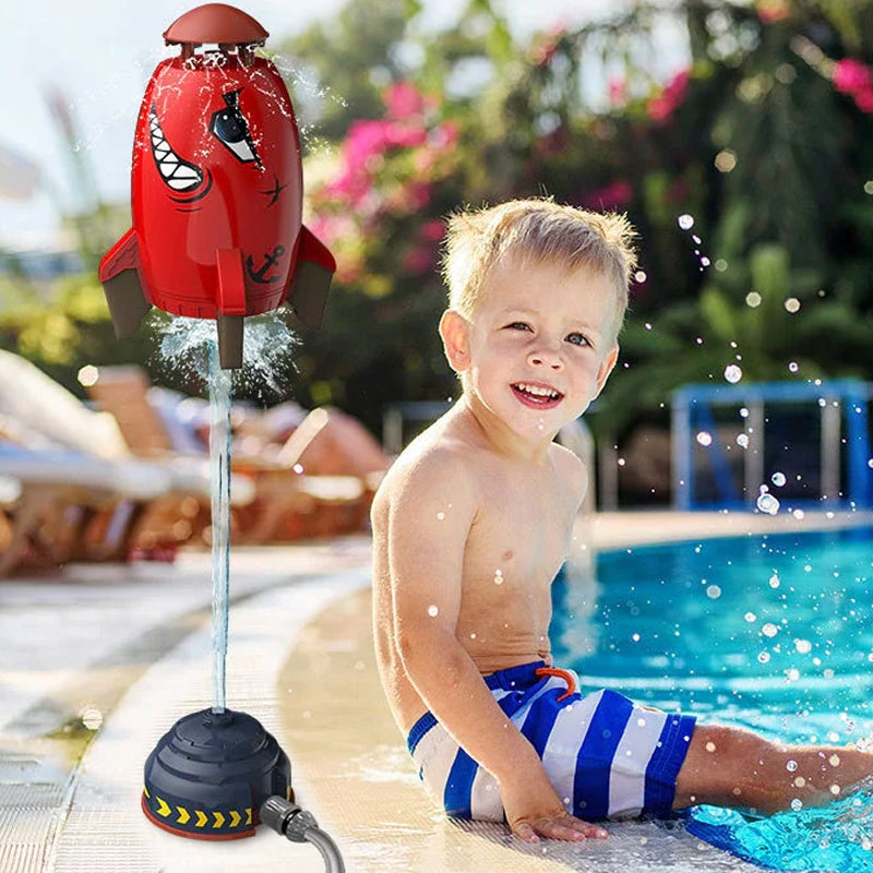 Summer Toy Outdoor Yard Rocket Sprinkler