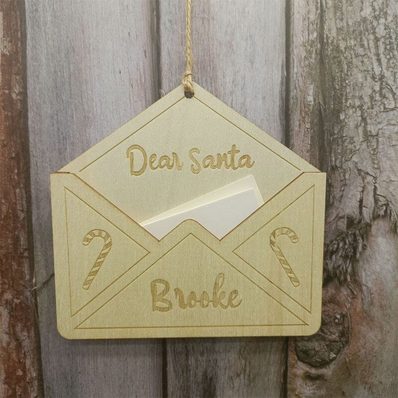 Letter to Santa Christmas Ornament