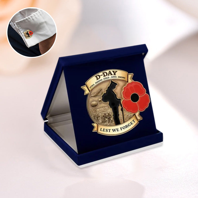 D-DAY 80th Anniversary Commemorative Badge