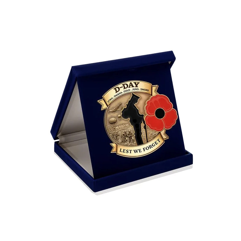 D-DAY 80th Anniversary Commemorative Badge