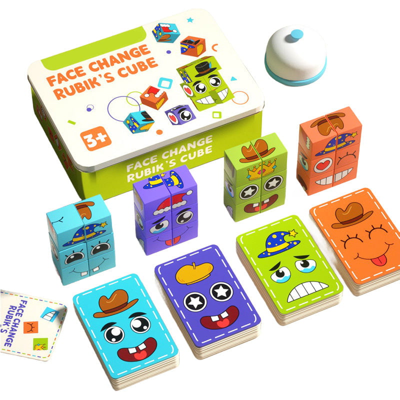 3D Puzzle Face-Changing Magic Cube