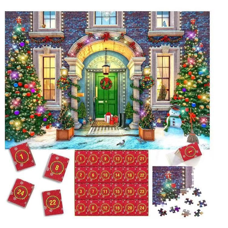 💥Christmas Sale 49% OFF 🎄Christmas Advent Calendar Surprise Building Block Set