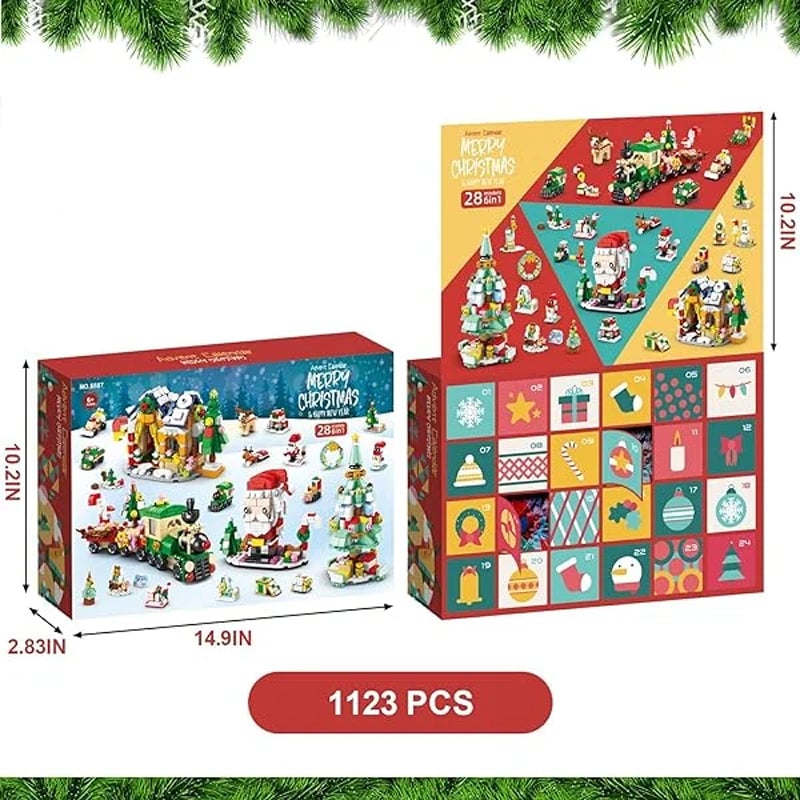 💥Christmas Sale 49% OFF 🎄Christmas Advent Calendar Surprise Building Block Set