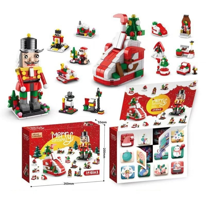 💥Christmas Sale 49% OFF 🎄Christmas Advent Calendar Surprise Building Block Set