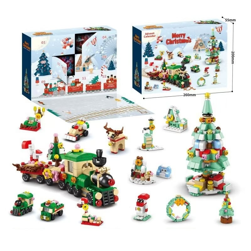 💥Christmas Sale 49% OFF 🎄Christmas Advent Calendar Surprise Building Block Set