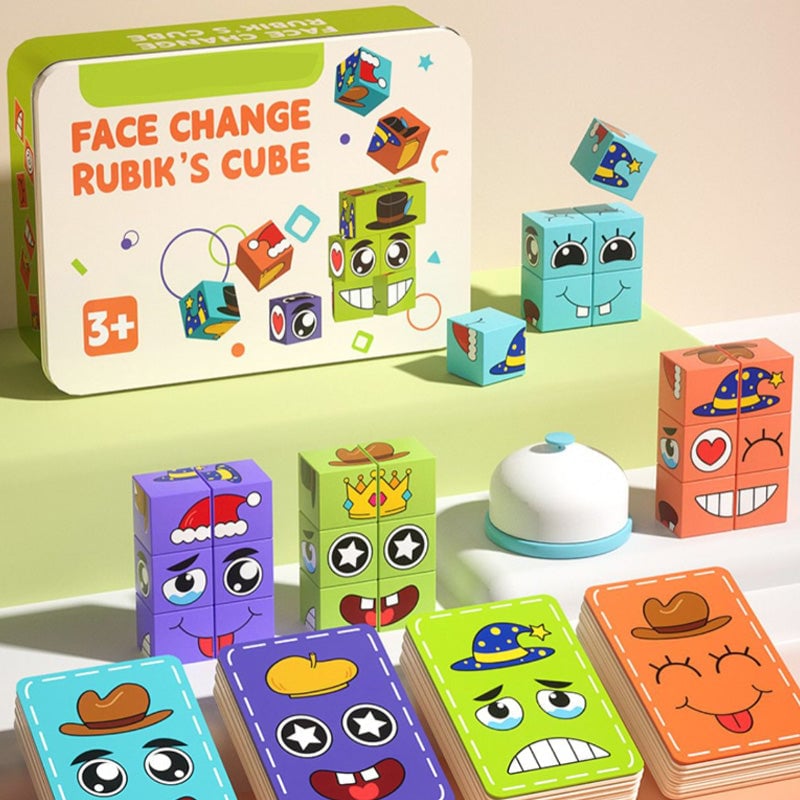 3D Puzzle Face-Changing Magic Cube