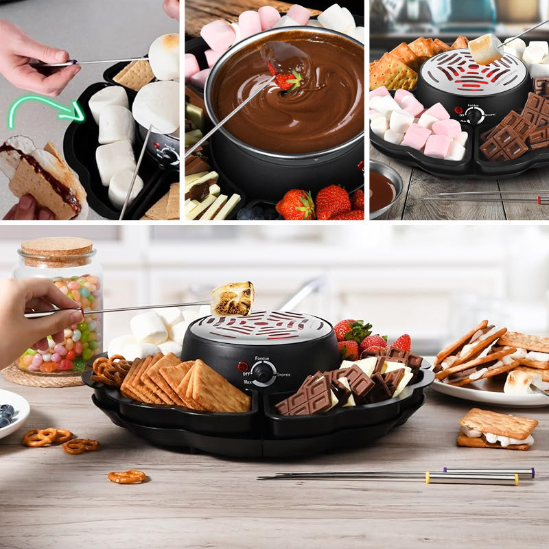 2 In 1 Smores Maker & Fondue Set