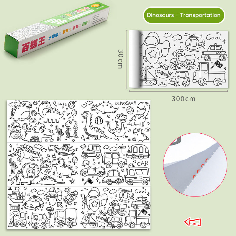 Children's Drawing Roll Coloring Paper