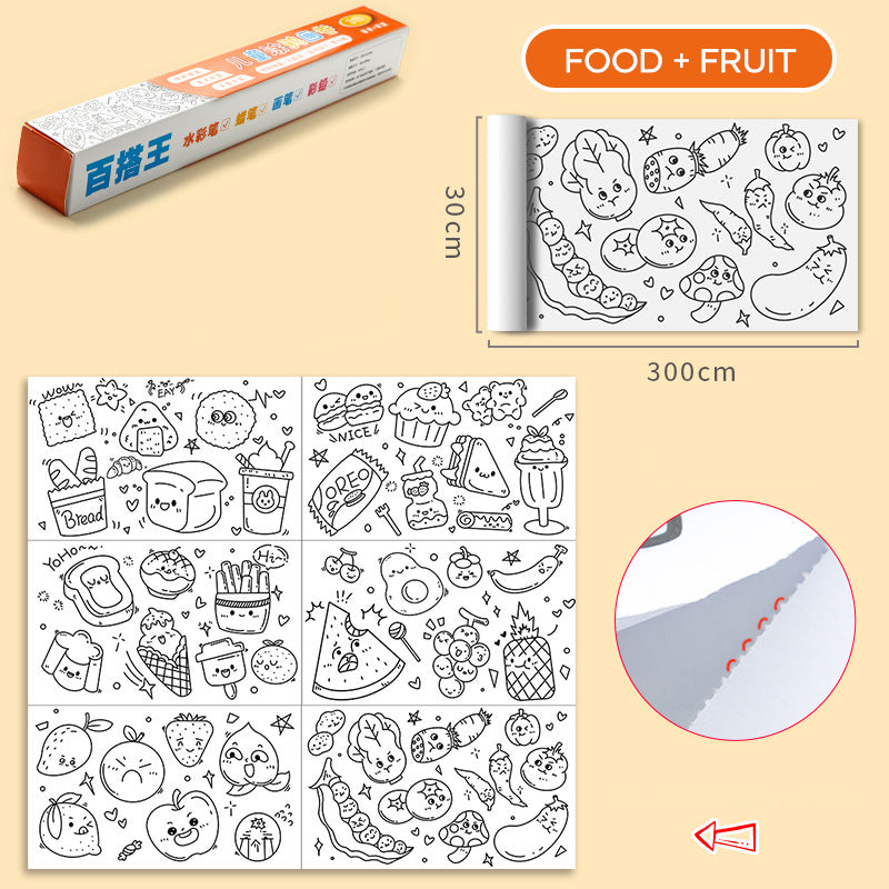 Children's Drawing Roll Coloring Paper