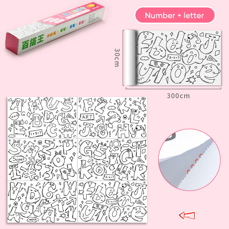 Children's Drawing Roll Coloring Paper