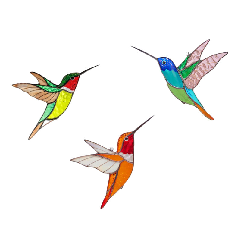 Hummingbird Suncatcher Window