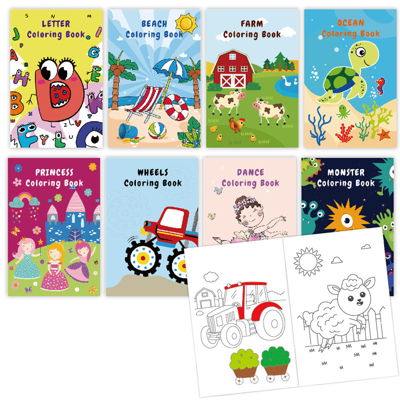 Children Cartoon Doodle Drawing（8 pcs）