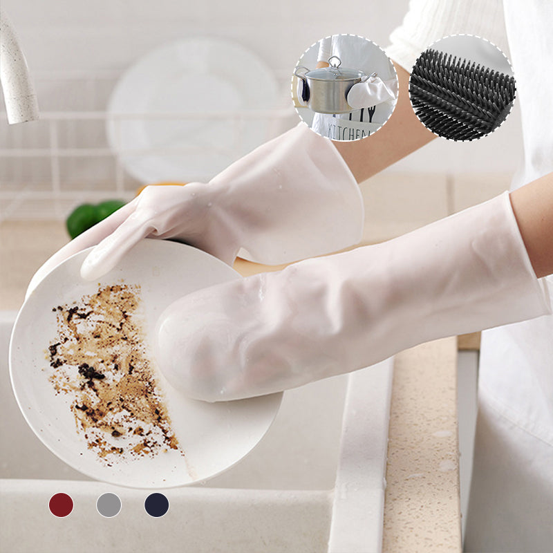 Silicon Dish Scrubber Gloves