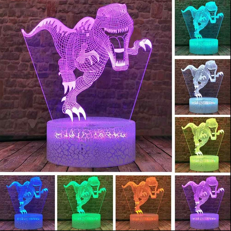 Multi-style Remote Control Color Dinosaur LED Night Light