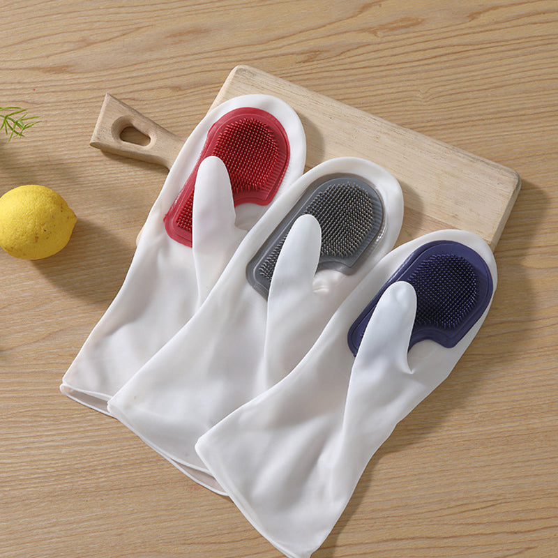 Silicon Dish Scrubber Gloves