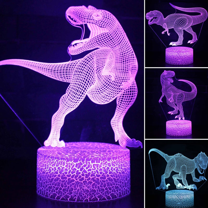 Multi-style Remote Control Color Dinosaur LED Night Light