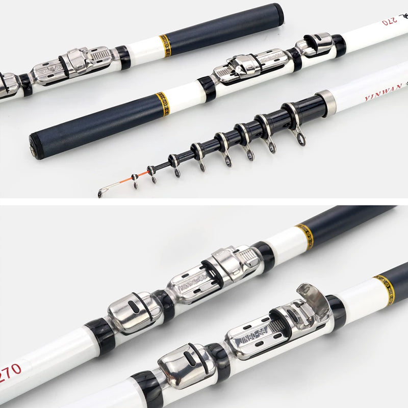 Mini Seat Carbon Fiber Telescopic Rock Fishing Rod