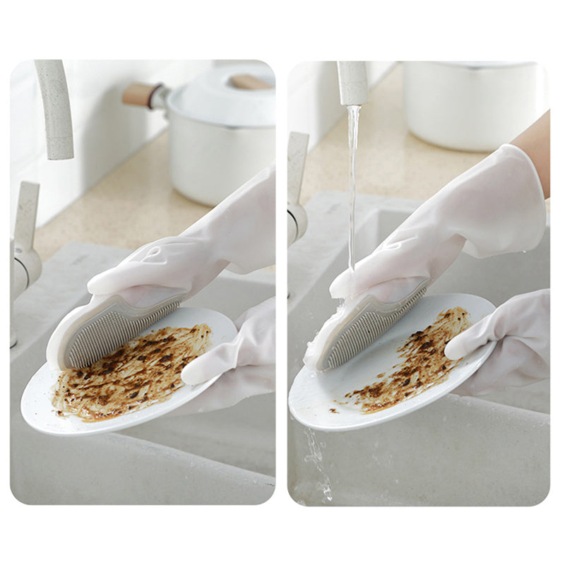 Silicon Dish Scrubber Gloves