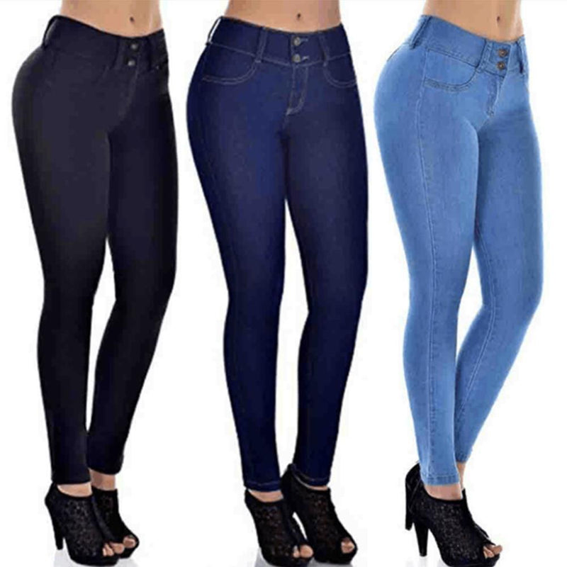 haloera™ High Waist Stretch Denim Pants