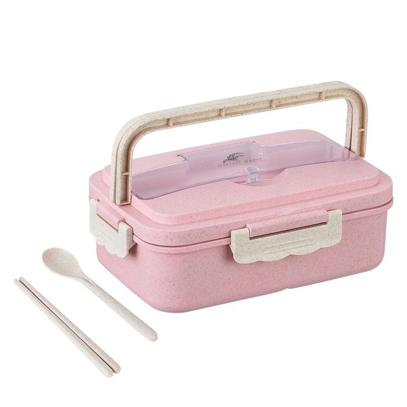 Beautiful Lunch Boxes With Eco-Friendly Wheat Straws