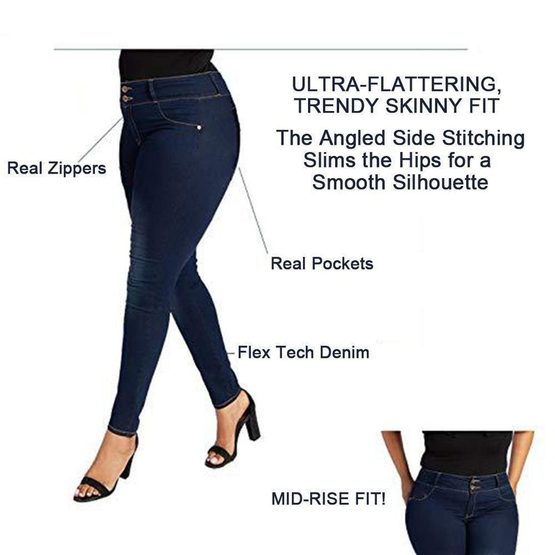 haloera™ High Waist Stretch Denim Pants