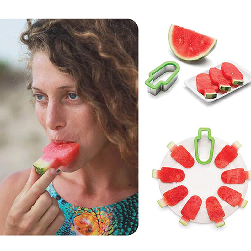 Popsicle Shape Mold Watermelon Slice Model