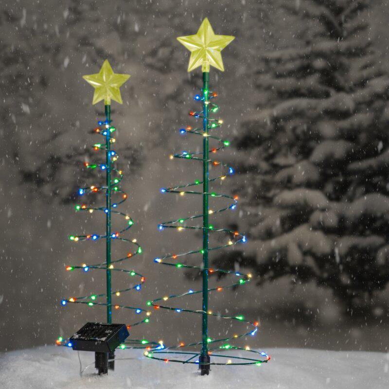 Solar LED Christmas Tree Decoration