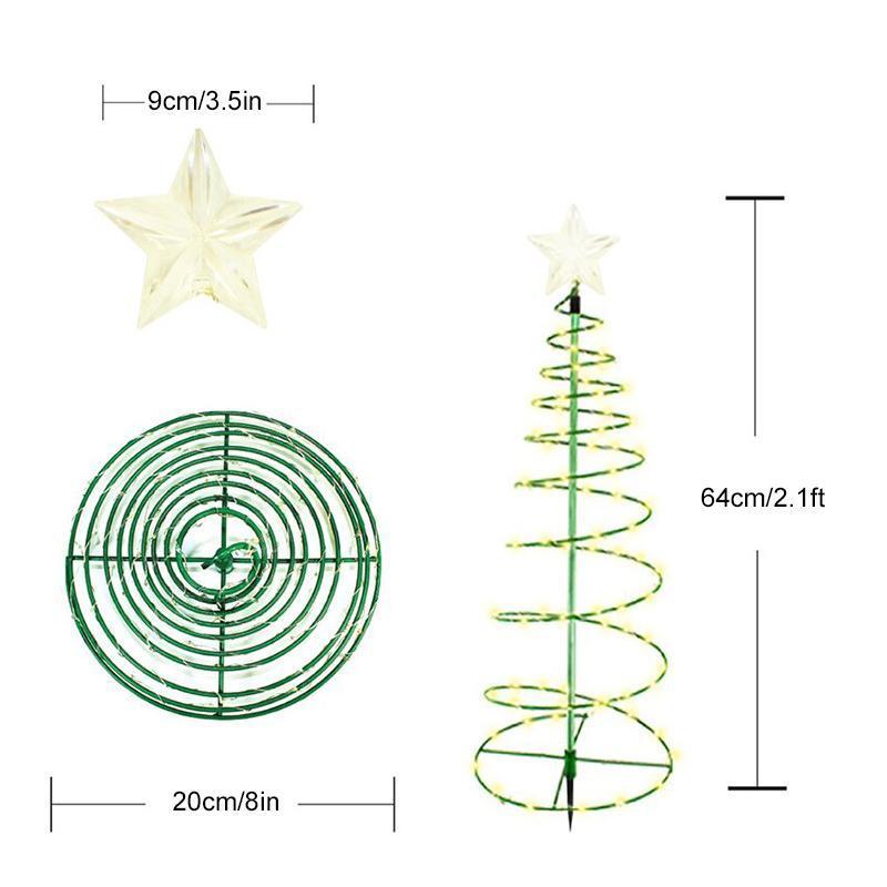 Solar LED Christmas Tree Decoration