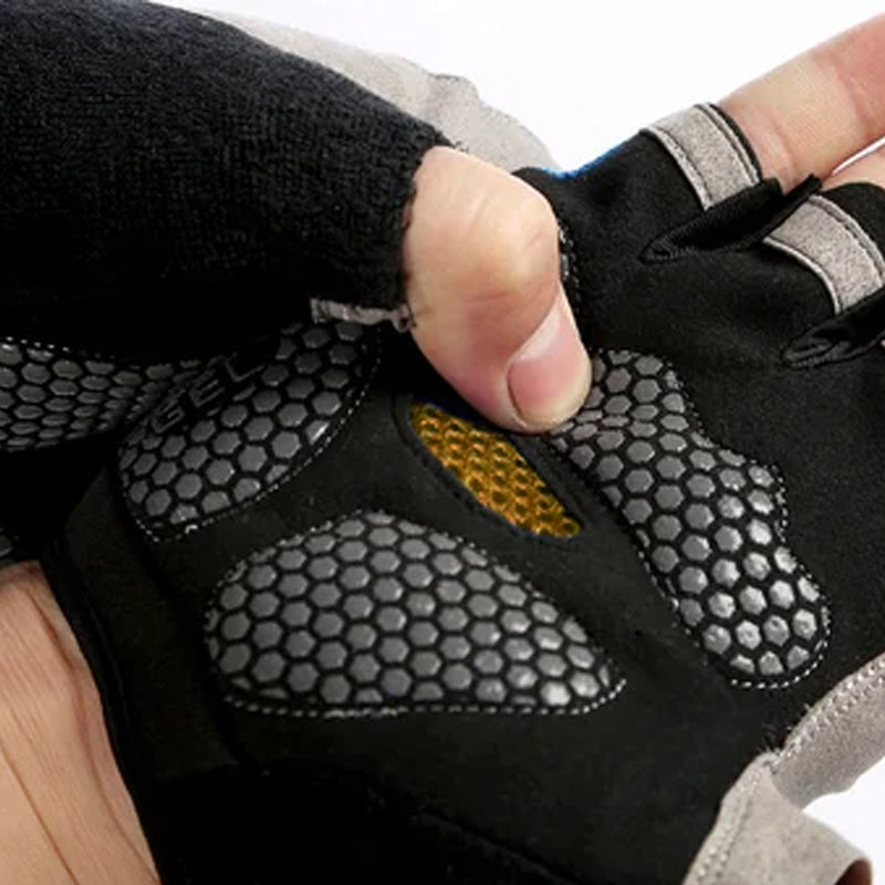 Biking Mittens Sports Half Finger Gloves Breathable & Non-Slip